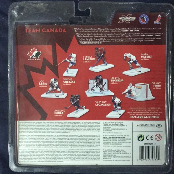 NHL figurine Grant Fuhr team Canada 1987 - Picture 2 of 4